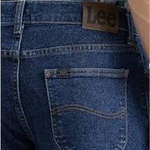 Lee Regular Fit Bootcut Jeans Two Sizes Dark Blue Denim Comfort Stretch 36x32
